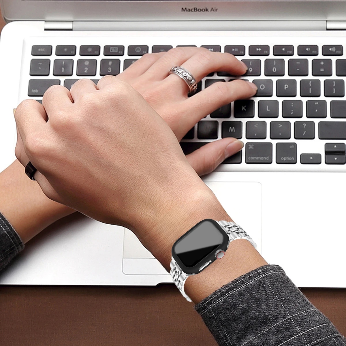 Glas+hoesje voor Apple Watch S - Apple Smartwatch Accessories recensie en prijs
