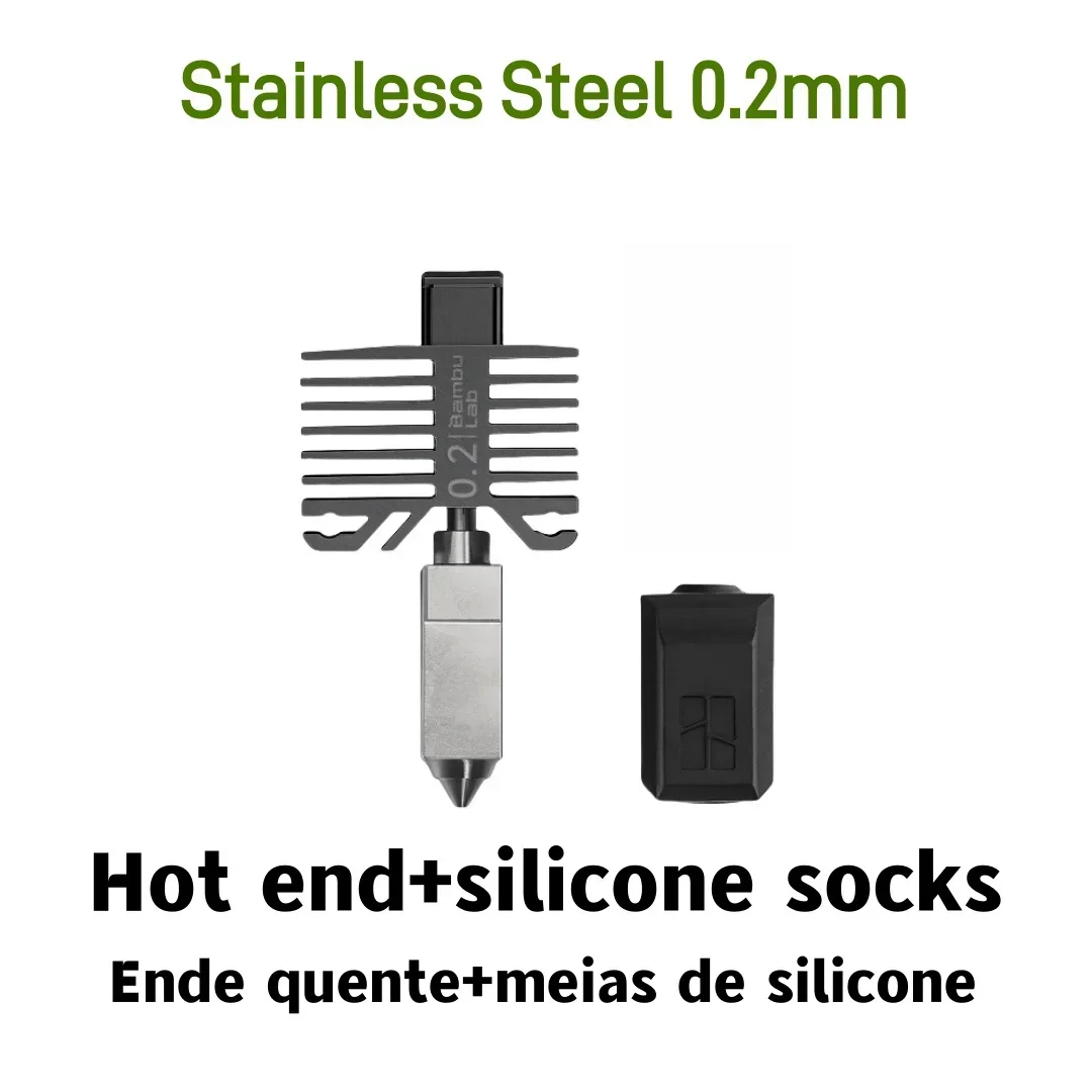 Bambu Lab X1 X1C P1P P1S 하드 스틸 노즐 용 기존 핫 엔드 X1 P1 냉각 팬용 대나무 Bambulabs 콤보 서미스터