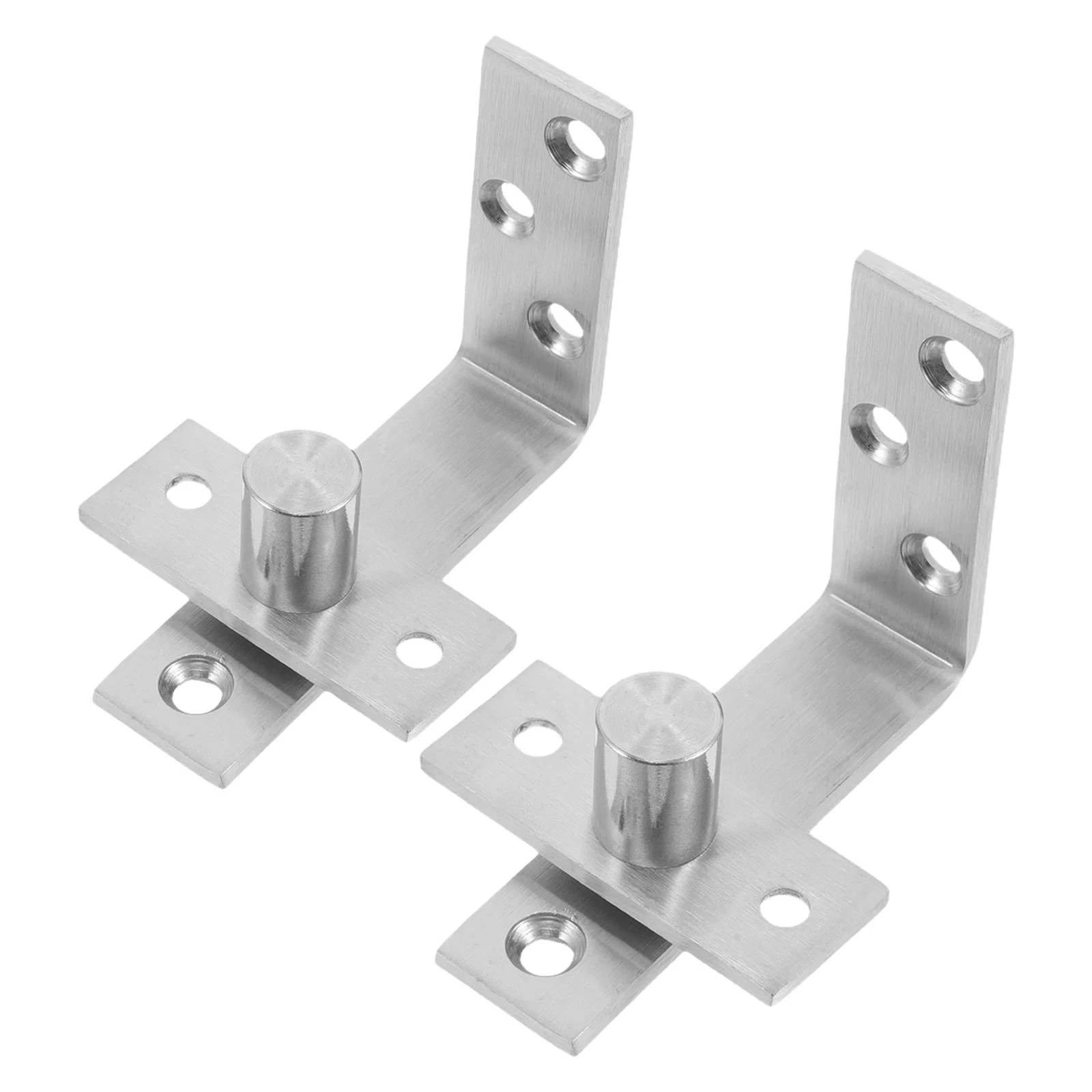 

2Pcs Hidden Door Hinges Heavy Duty Stainless Steel Concealed Pivot Hinge for Wooden Iron Security Doors Invisible Pivot Hinges
