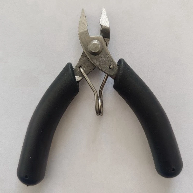 Flush Side Cutter Pliers For Jewelry Wire With PVC Handle Side Cutting Jewelry Making DIY Tools Equipment