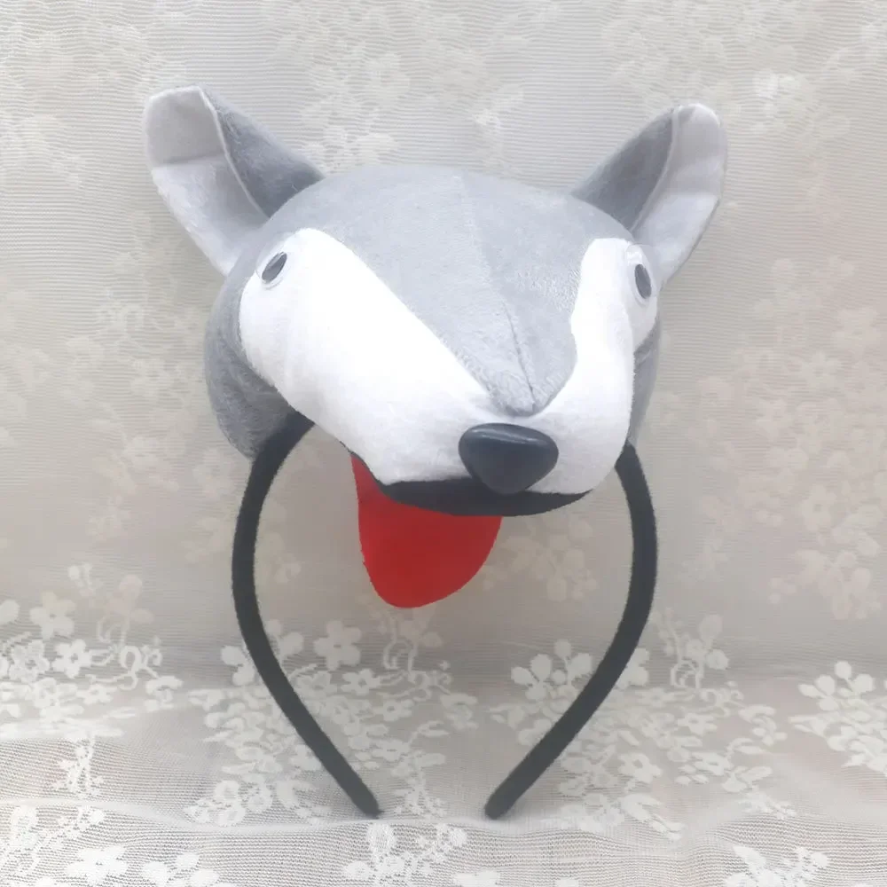 الفتيات الاطفال النساء الذئب زي آذان عقال ذيول القوس تنورة الوحش الحيوانات هالوين تأثيري الدعائم مجموعة أغطية الرأس