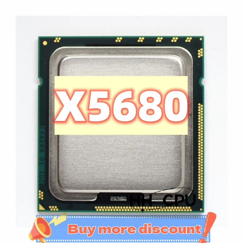 Xeon X5680 SLBV5 3.33GHz Six Core LGA 1366 cpu processor