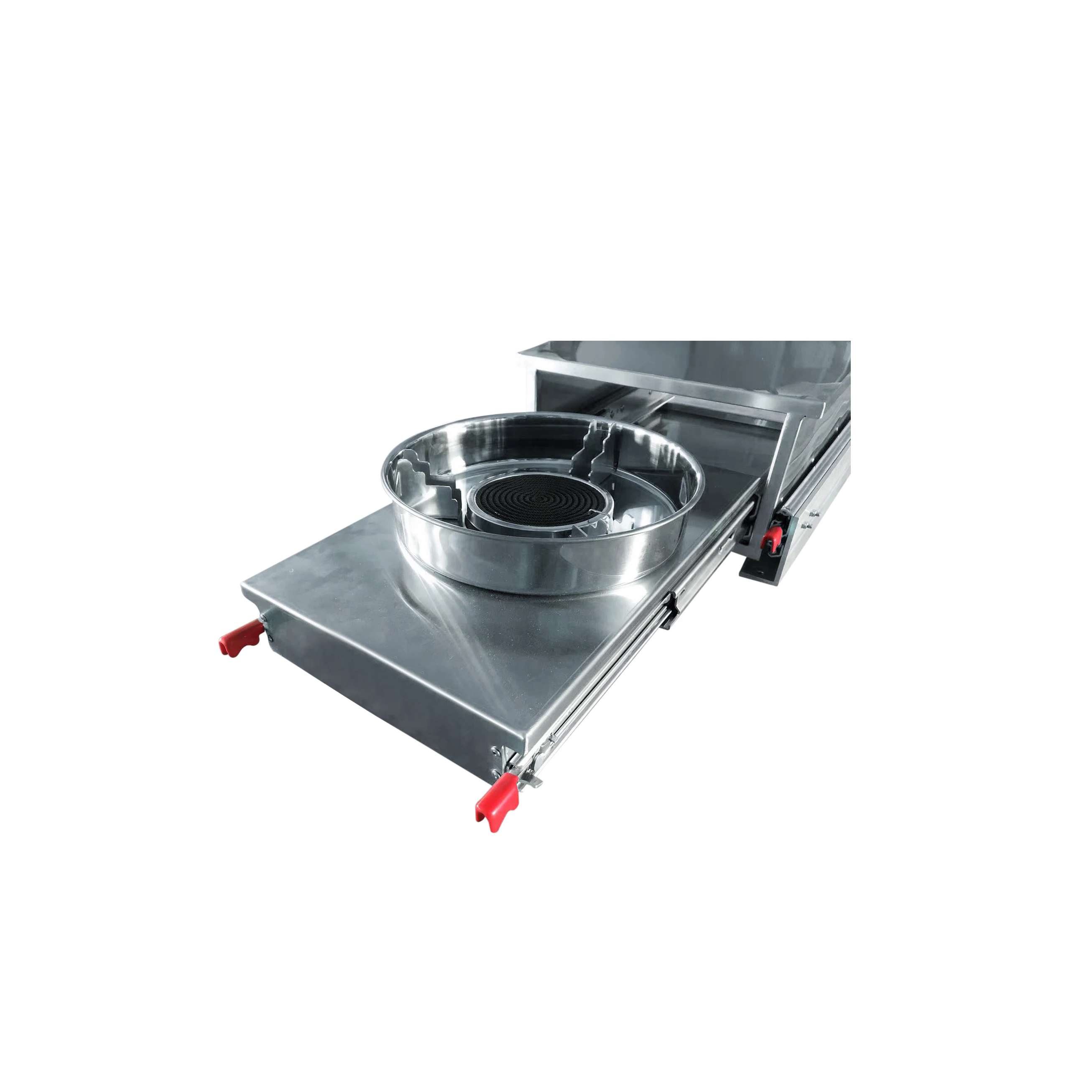 Camper Stainless Steel Gas Stove Slide Out Kitchen Camping For RV Caravan