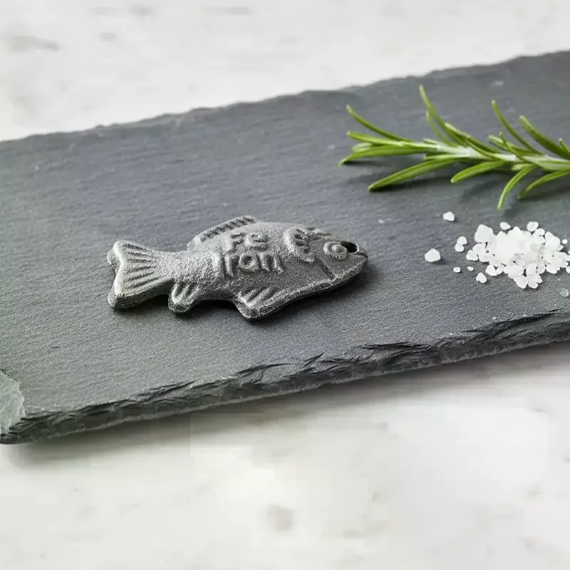 Achieve Better Iron  with 2Pcs Iron Fish for Cooking Natural Source for Kitchen Use