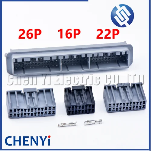 Imagen 1 del producto Conector PCB de 16/22/26/64 pines ECU 917992 -6 90980-11390 917989 -6 90980-11392 917983 -6 90980-11425 178883 -6 30050-64A