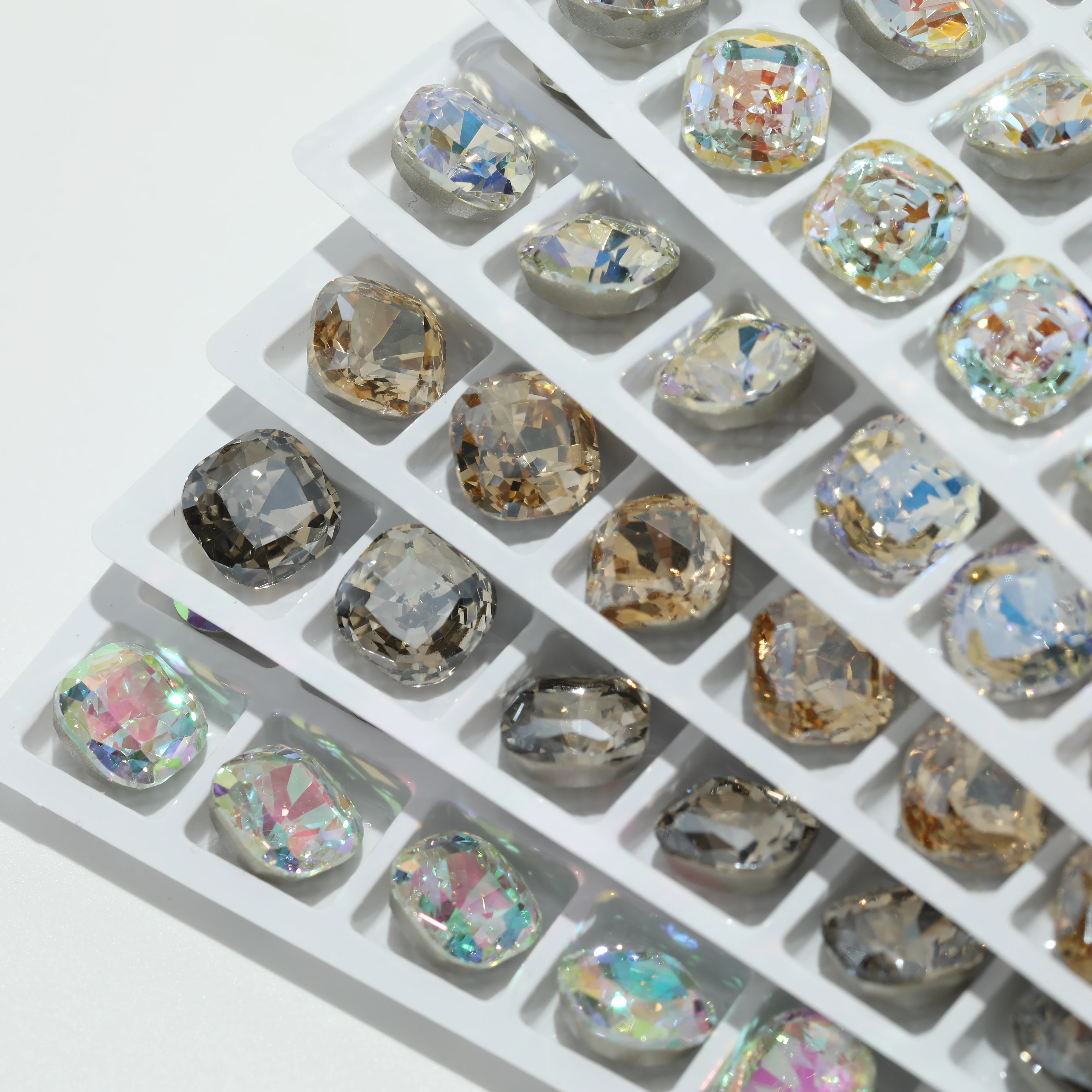 GRST DV4039 Kristall-Squircle Retro-Schnitt Fancy Stones Design Premium Strasssteine DIY-Zubehör für Nagelkunst, handgefertigte Kleider, Taschen – Detail 4
