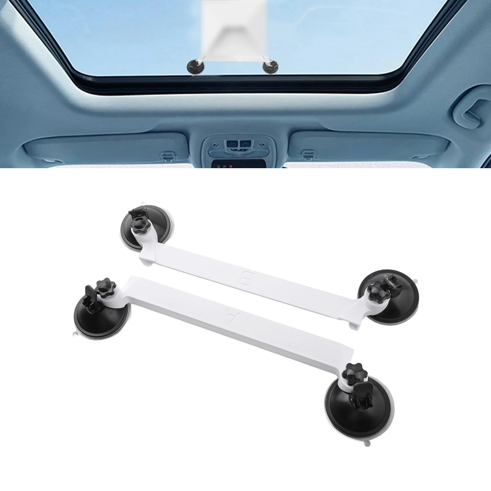 

Compact Suction Bracket Car Sunroof Mount Car Sunroof Suction Cup Mount Aluminum Alloy Material Easy User Setup Process
