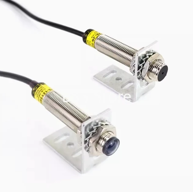 2PCS/Lot Through-beam Photoelectric Switch JG-12T20NO Laser Through-beam Sensor M12 Sensor