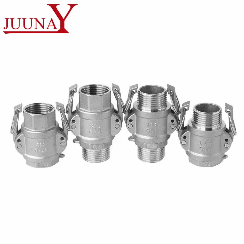 1/2 3/4 1-1/4 304 Stainless Steel Homebrew Camlock Fitting Adapter MPT FPT Barb Camlock Quick Disconnect For Hose Pumps Fittings