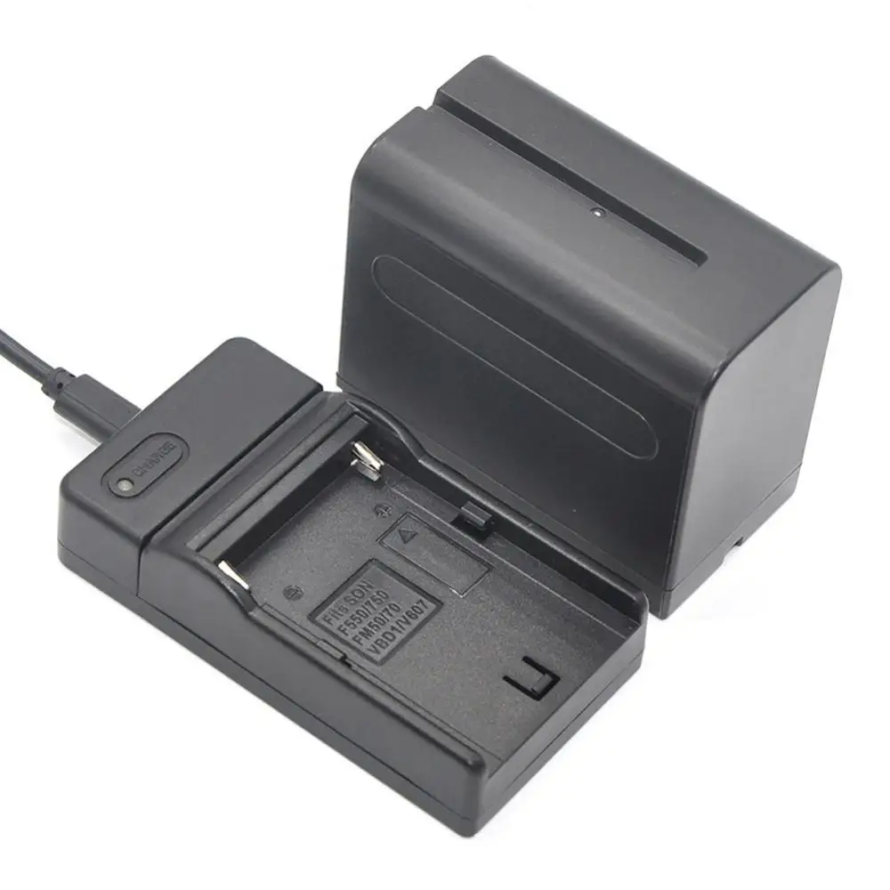 Charger USB Battery for NP F550/F570/F750/F970/F770/F960/F330 Action Camera