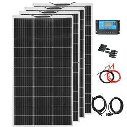 BOGUANG Solar panel kit 120w 240w 360w 480w Photovoltaic flexible solar panel charging Battery 12V home car Boat yacht camping