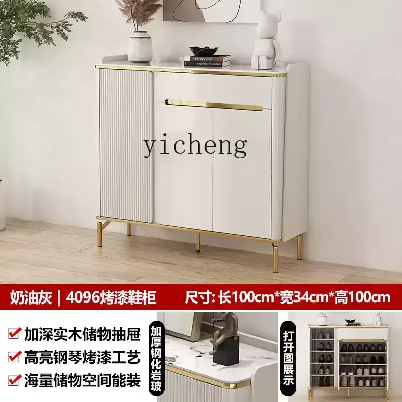 shoe cabinet household door explosion light luxury door entrance entrance entrance cabinet integrated large capacity