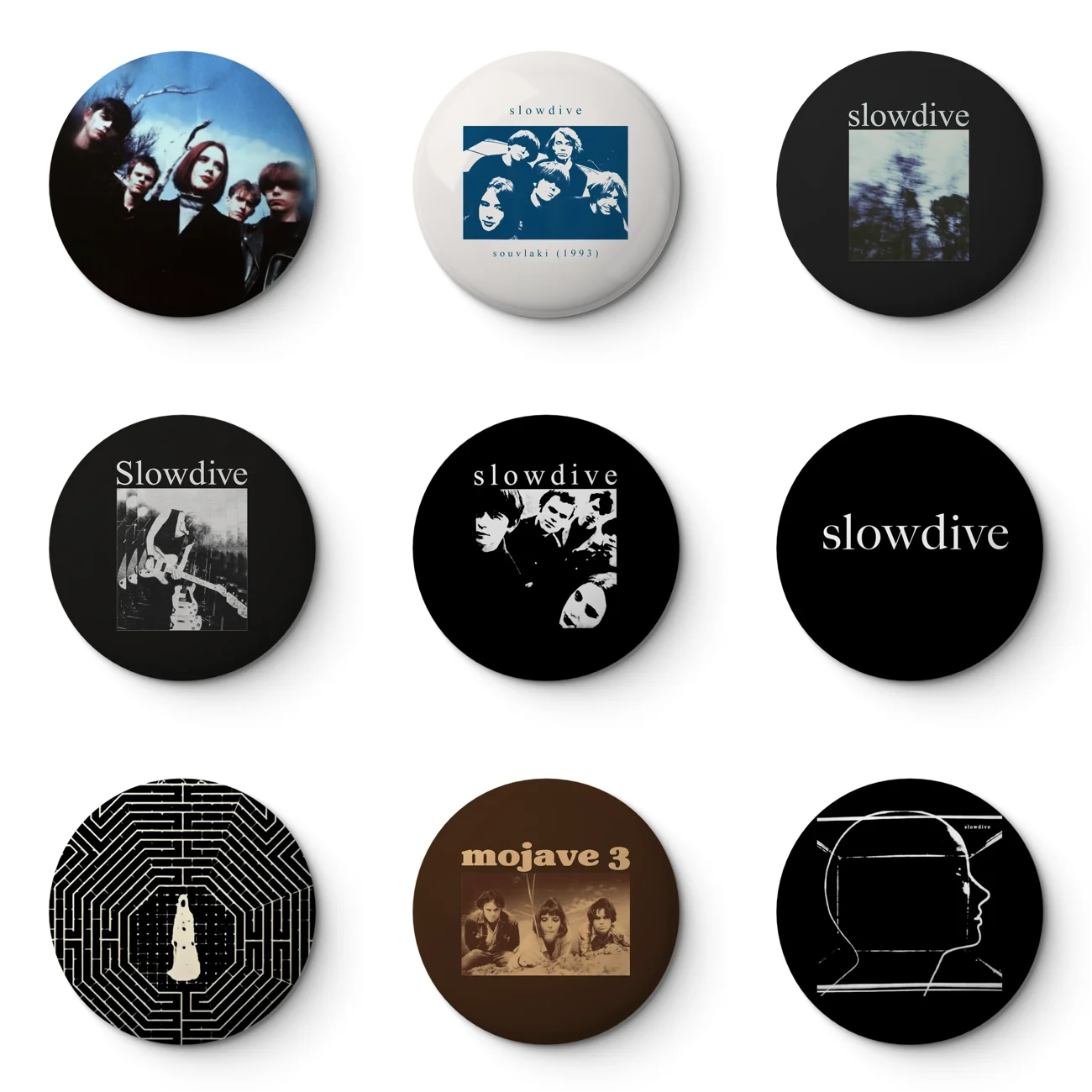 Slowdive Soft Button Pin Customizable Metal Decor Women Jewelry Gift Cute Funny Hat Lover Lapel Pin