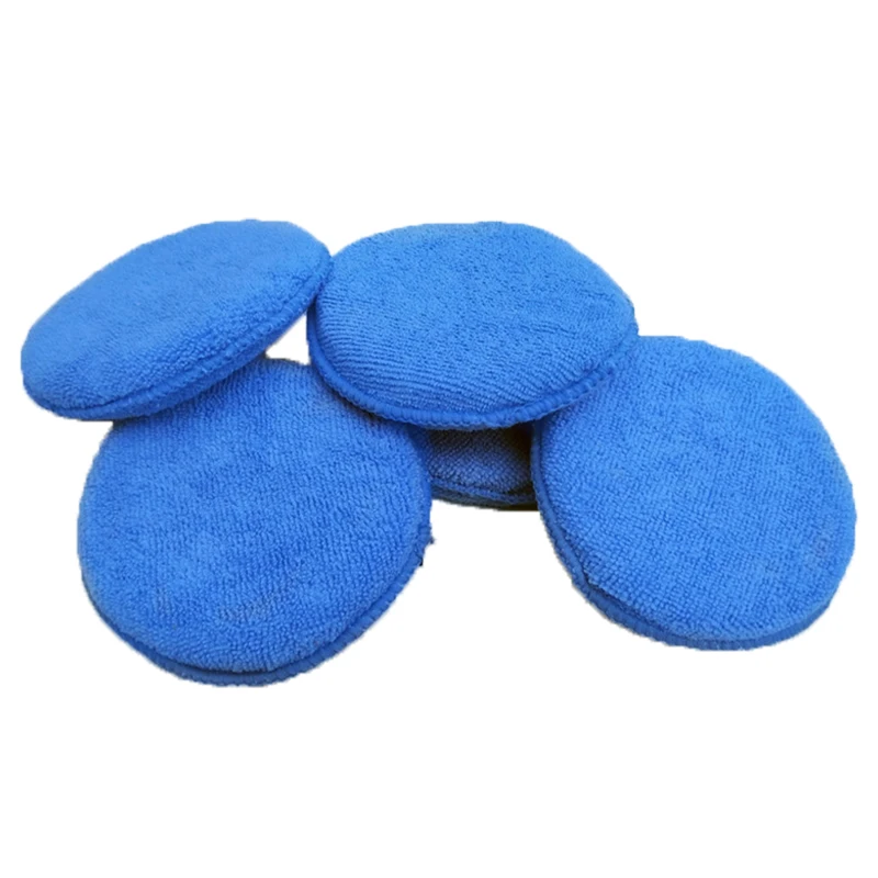 1/5/10Pcs Special For Car Wash  Care Polish Foam Sponge Soft Microfiber Car Wax Applicator Pad Polishing Sponge Apply Remove Wax