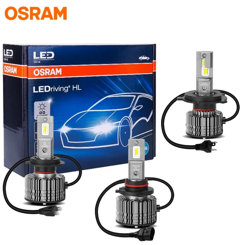 Lâmpada Automotiva OSRAM H7 H4 LEDriving HL 3.0 para Farol de Carro 40W Alta Potência H8 H11 HB3 HB4 9005 9006 HIR2 9012 Luz de Neblina LED 6000K
