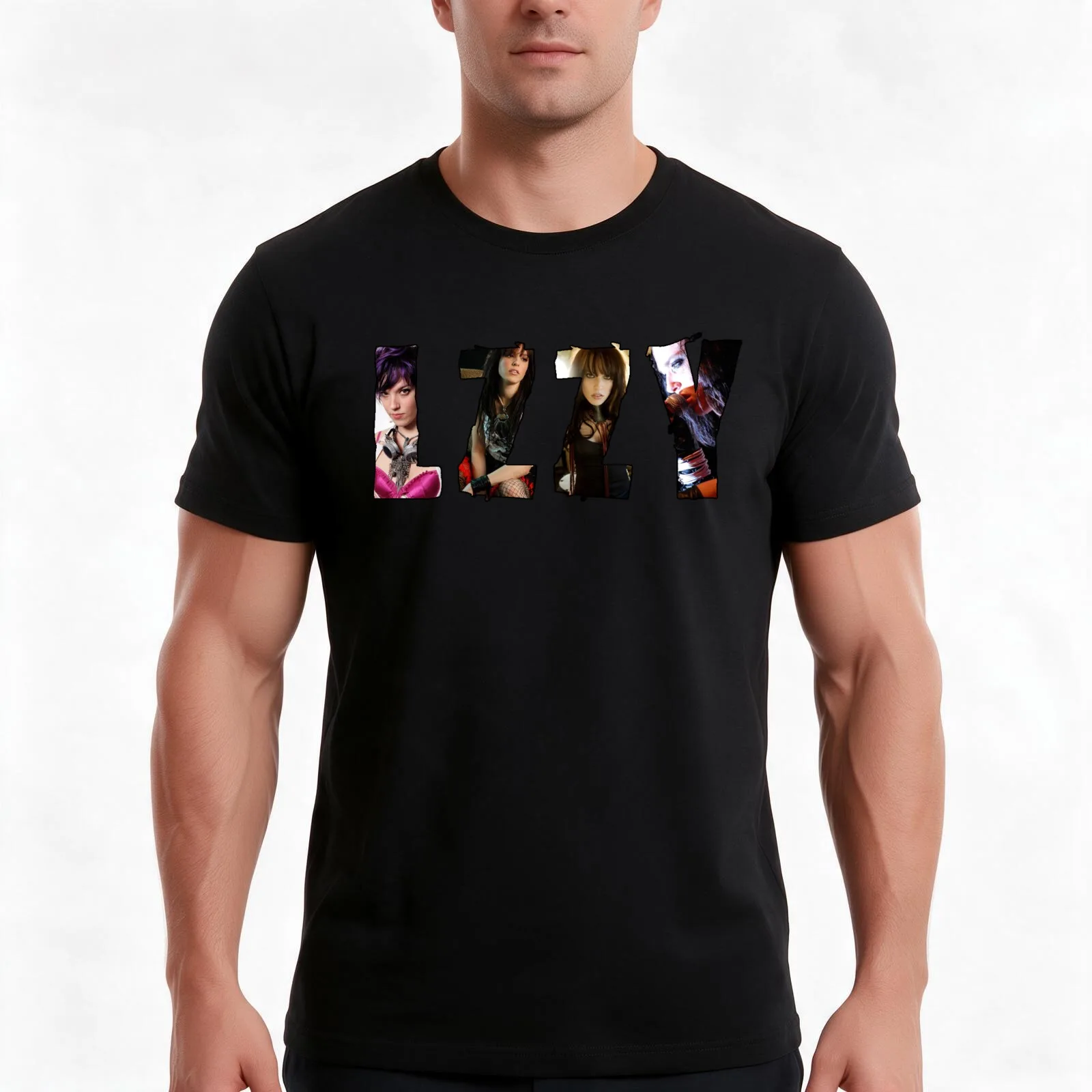 LZZY HALE VOCALIST LEGENDARY ROCK T-Shirt, Summer Casual Cotton Tee, Oversized Streetwear Tops, Vintage Graphic Print