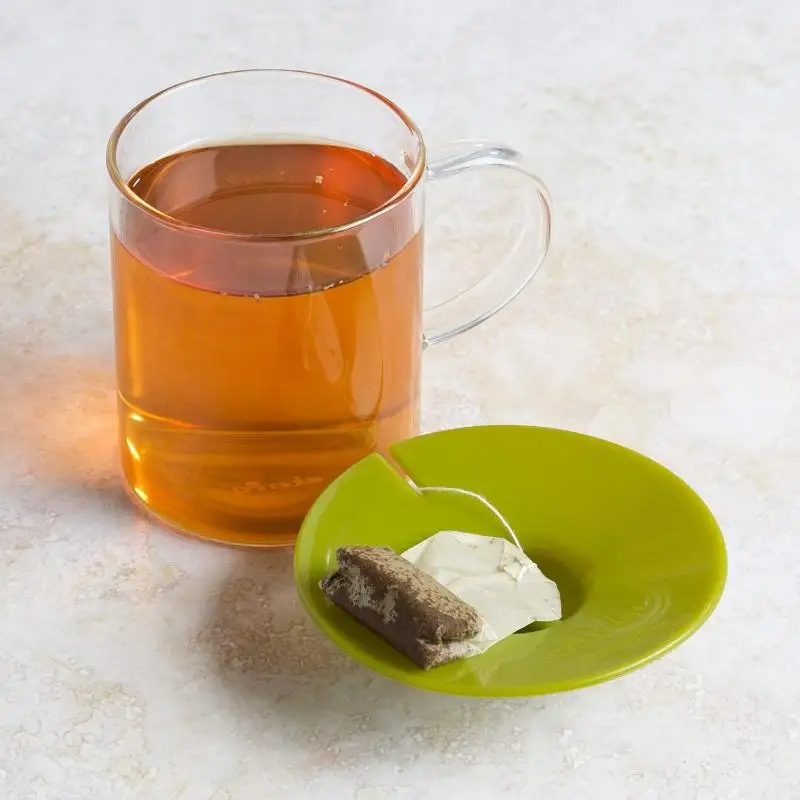Silicone Tea Bag Holder Squeezer Easy to Use Heat Resistant Reusable for Office Workers Tea Time Supplies