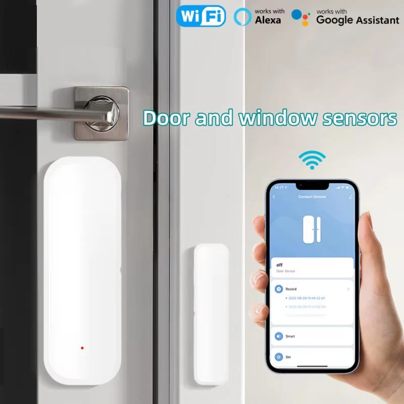 Werk met Tuya Zigbee 3.0 WiFi Smart Door Window Sensor Open Close Detector Home Security Alarm Spraakbesturing Alexa Google Home - afbeelding 2