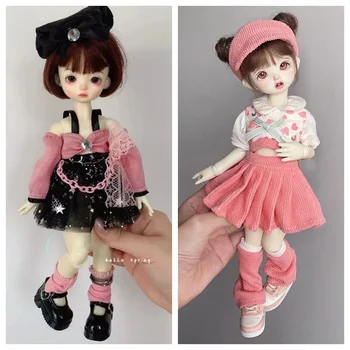 ファッションかわいいカジュアル 30 センチメートル人形の服交換服 1/6 BJD 人形衣装セット女の子のおもちゃギフト人形アクセサリー