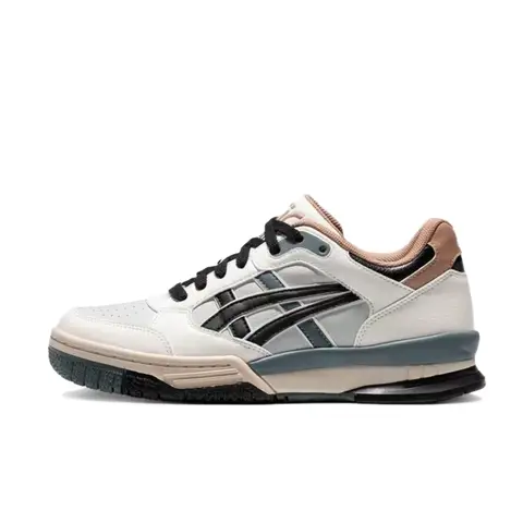 ASICS Gel-Spotlyte Unisex Low-Top Retro Basketball Shoes – Synthetic Leather, Breathable, Gray/White/Black 1203A399-020