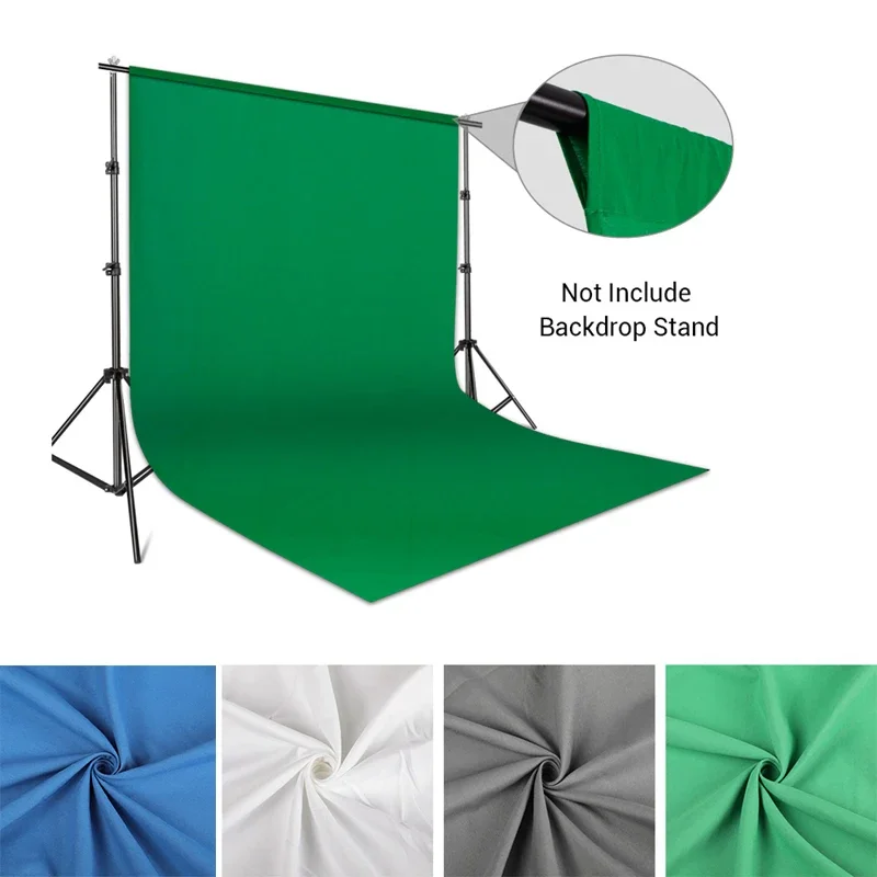 Photography Background Backdrop Smooth Muslin Cotton Green Screen Chroma key Background Cloth For Photo Studio Video Projection