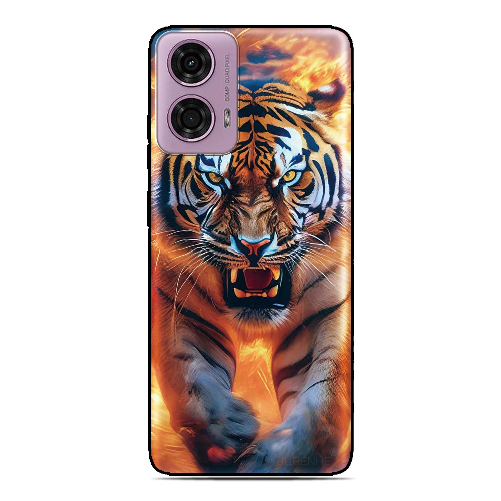 Majestic Tiger Cover Per Xiaomi 14T Poco C85 C65 X6 M7 C40 C71 F4 M4 Redmi 15 15C 13C 12C 10C 4G A5 Nota 13 Pro 5G Cassa Del Telefono