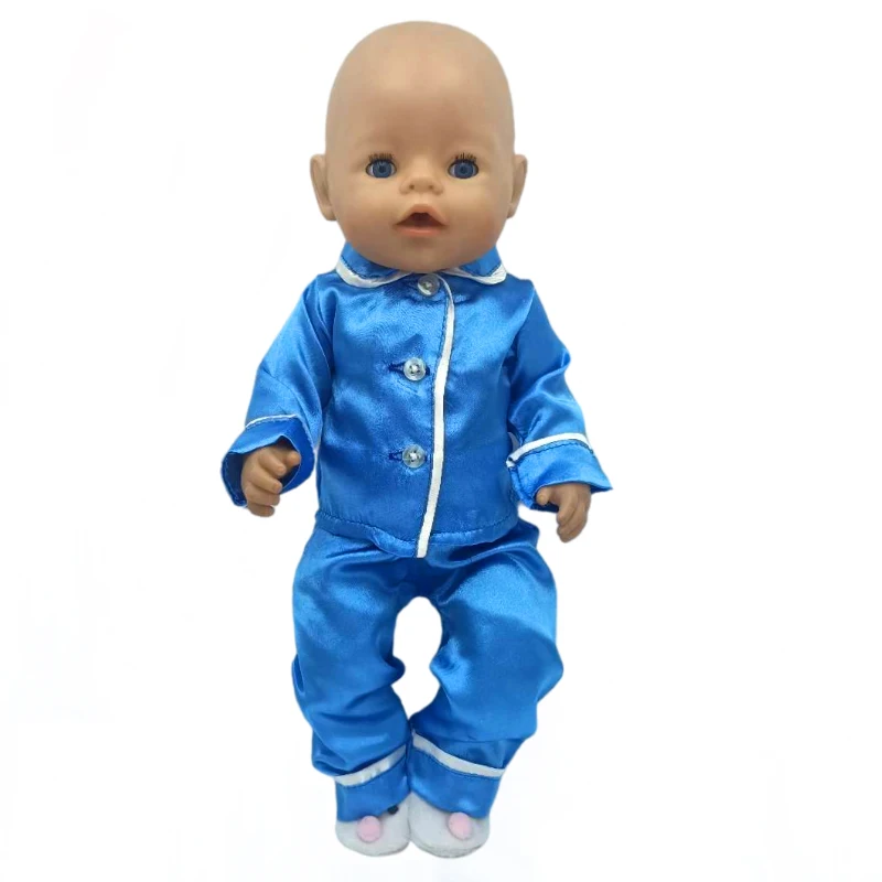 Doll Unicorn Romper Clothes for 40cm 43cm Born Baby Doll Wear Sets for 18 Inch Doll Coat Accessories Toys Wear