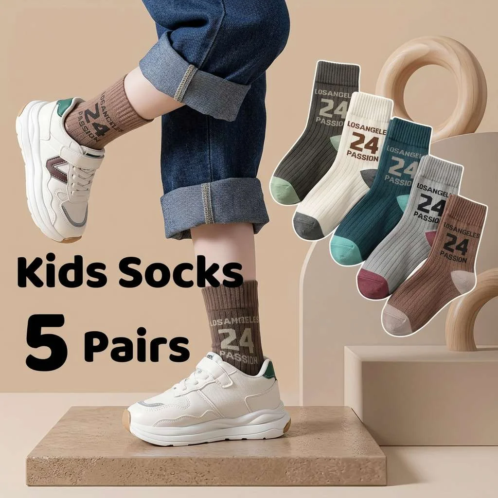 5Pairs/Lot Fashion Street Spor - огляд і ціна Street Fashion For Boy
