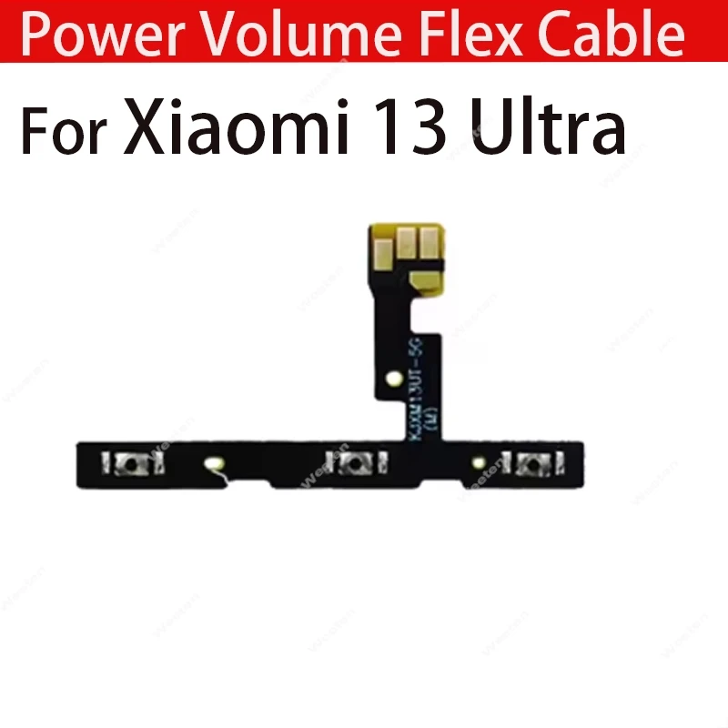 

Для Xiaomi 13 Ultra Power Volume Flex Cable Key Ribbon Профессиональный ремонтный комплект Гибкий кабель Профессиональная замена телефона