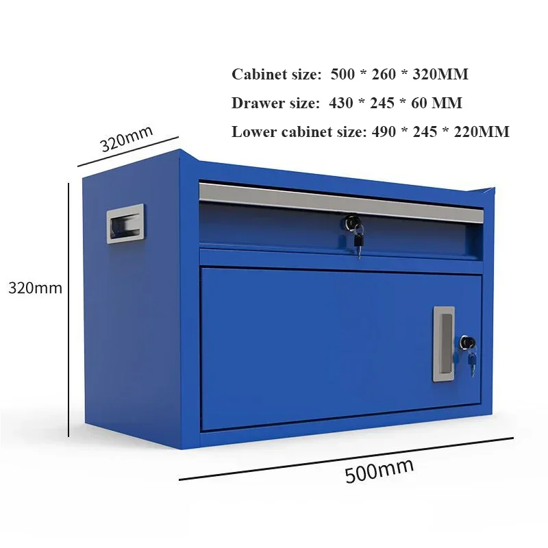 Cassetta degli attrezzi tipo cassetto in ferro Organizer per cassetti professionale cassetta degli attrezzi da tavolo stili multipli sicurezza