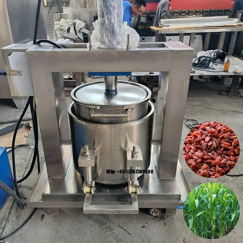 

Hot Sale Commercial Fruit Juice Pressing Equipment High Quality Grape Wine Hydraulic Cold Press Juicer Machine