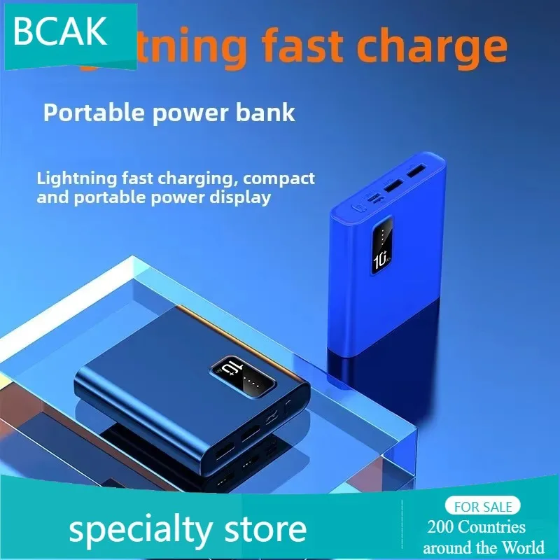 New BCAK Mini Large-capacity Power Bank, Small and Portable 20000mAh Mobile Power Supply Fast Charging