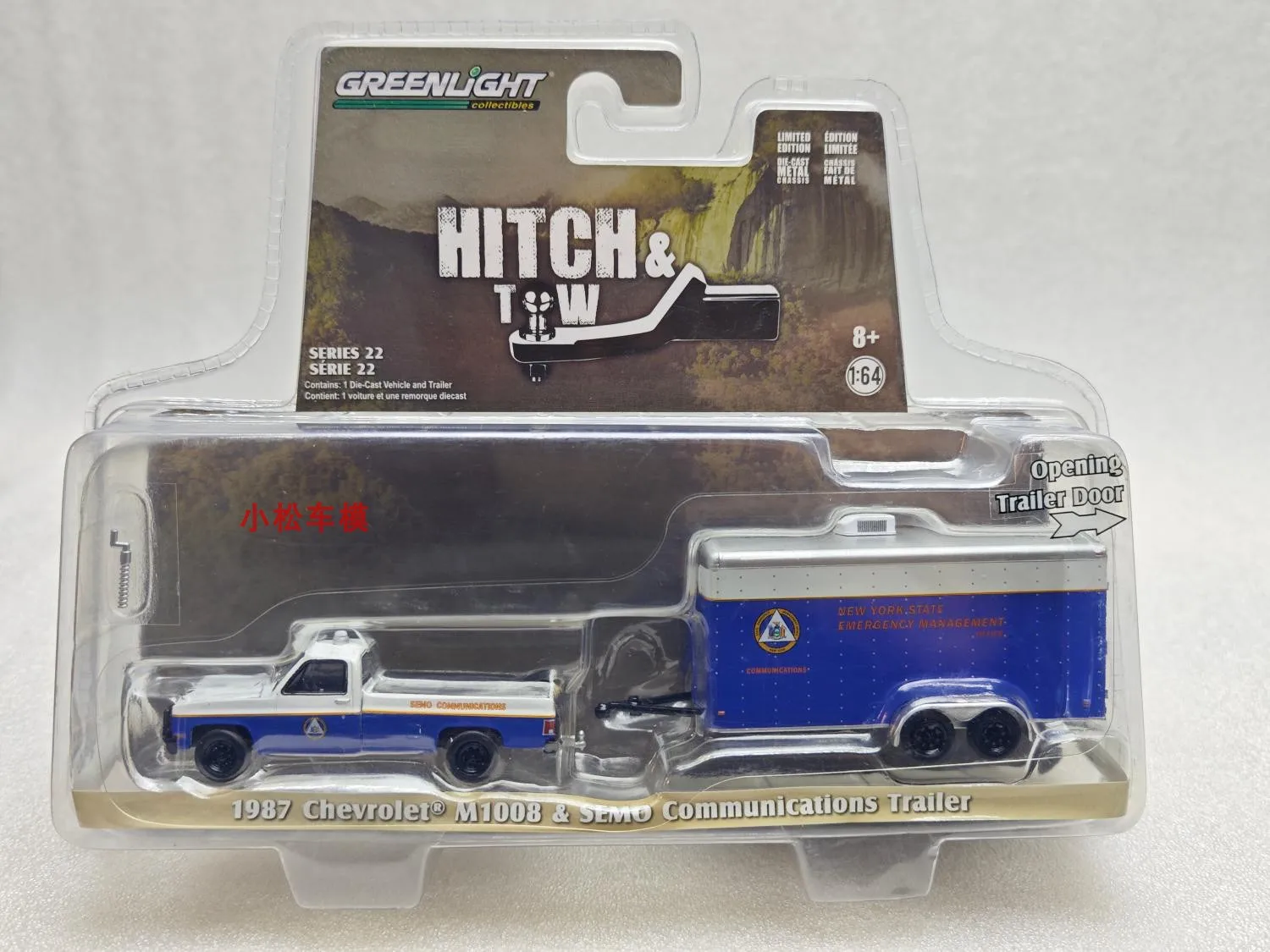 

Модель игрушечного автомобиля с полуприцепом GreenLight 1987 M1008 SEMO