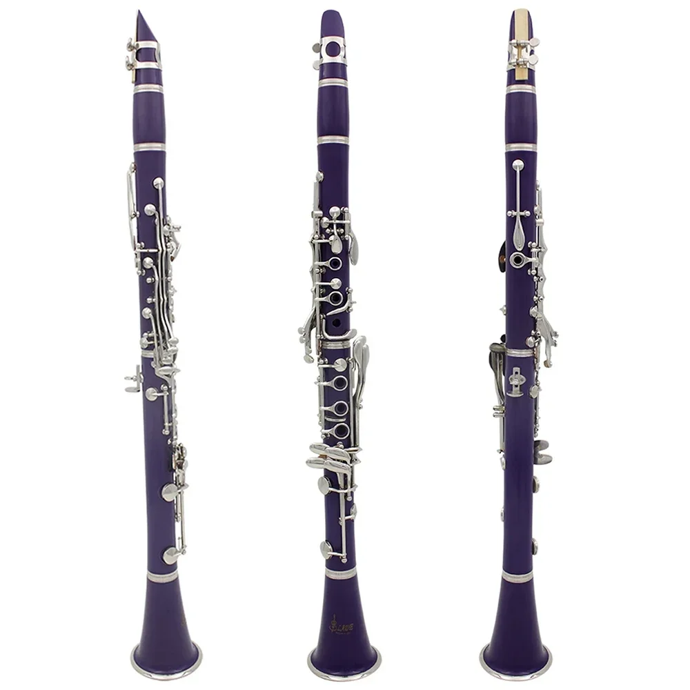 SLADE Bb Clarinet 17 Keys Bakelite B Flat Clarinet with Hard Case Reeds Complete Kit for Beginner Student Band Performance Exam