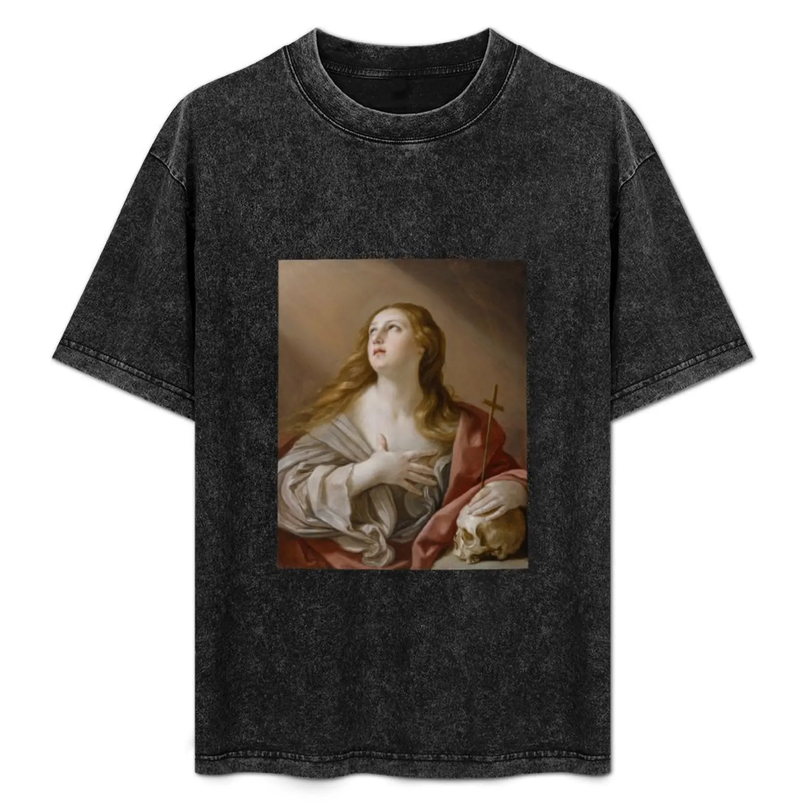 Camiseta The Penitent Magdalene - María Magdalena - Guido Reni, camiseta fresca de verano