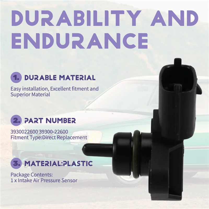 

Датчик давления впускного воздуха для HYUNDAI 39300-22600 3930022600 для ACCENT 2000-2011 TUCSON 2005-2009