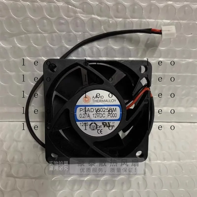 BB  1PCS for  AAVID PAAD16025SL 12VDC 0.15A 60*60*25MM 2-Wire Dual Ball Cooling Fan