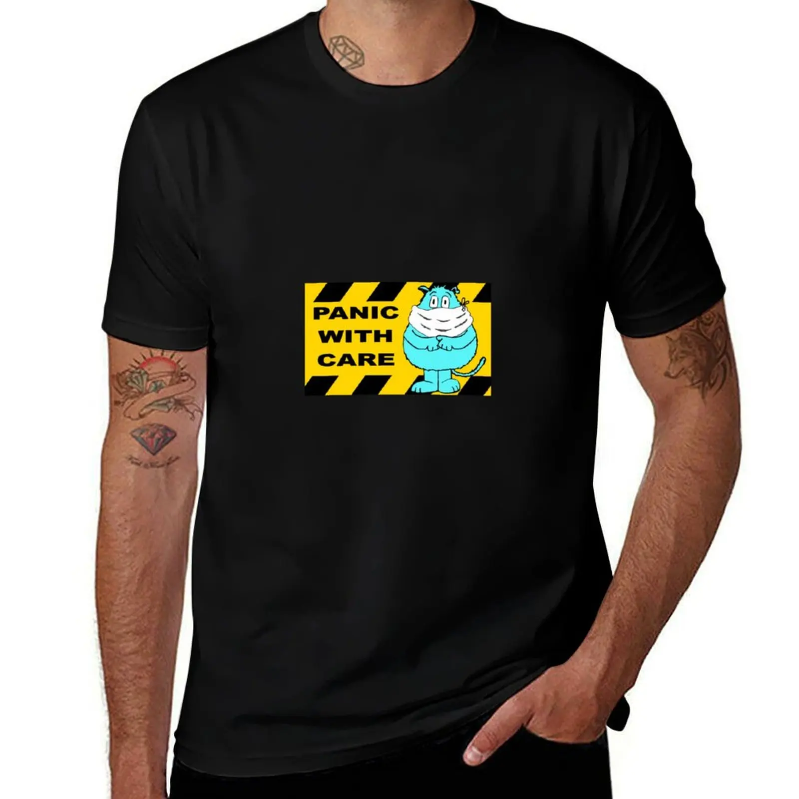 Panic With Care T-Shirt printed t shirts for man T-Shirt