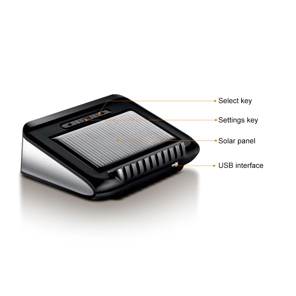 Reifendruck-Alarmsystem, Reifendruckkontrollsystem, kabellose Solarenergie, intelligentes Auto, TPMS, Auto, Sicherheit, digitale Anzeige