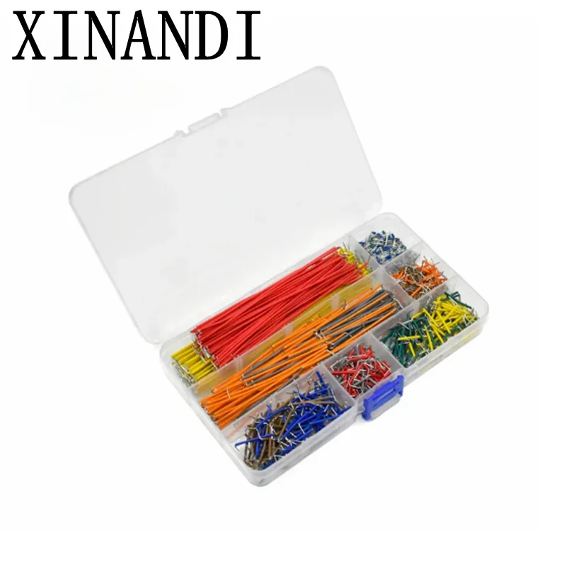 140/350/560/840Pcs U Shape Solderless Breadboard Jumper Cable Wire Kit For PCB Bread Board Prototyping Circuits, For DIY