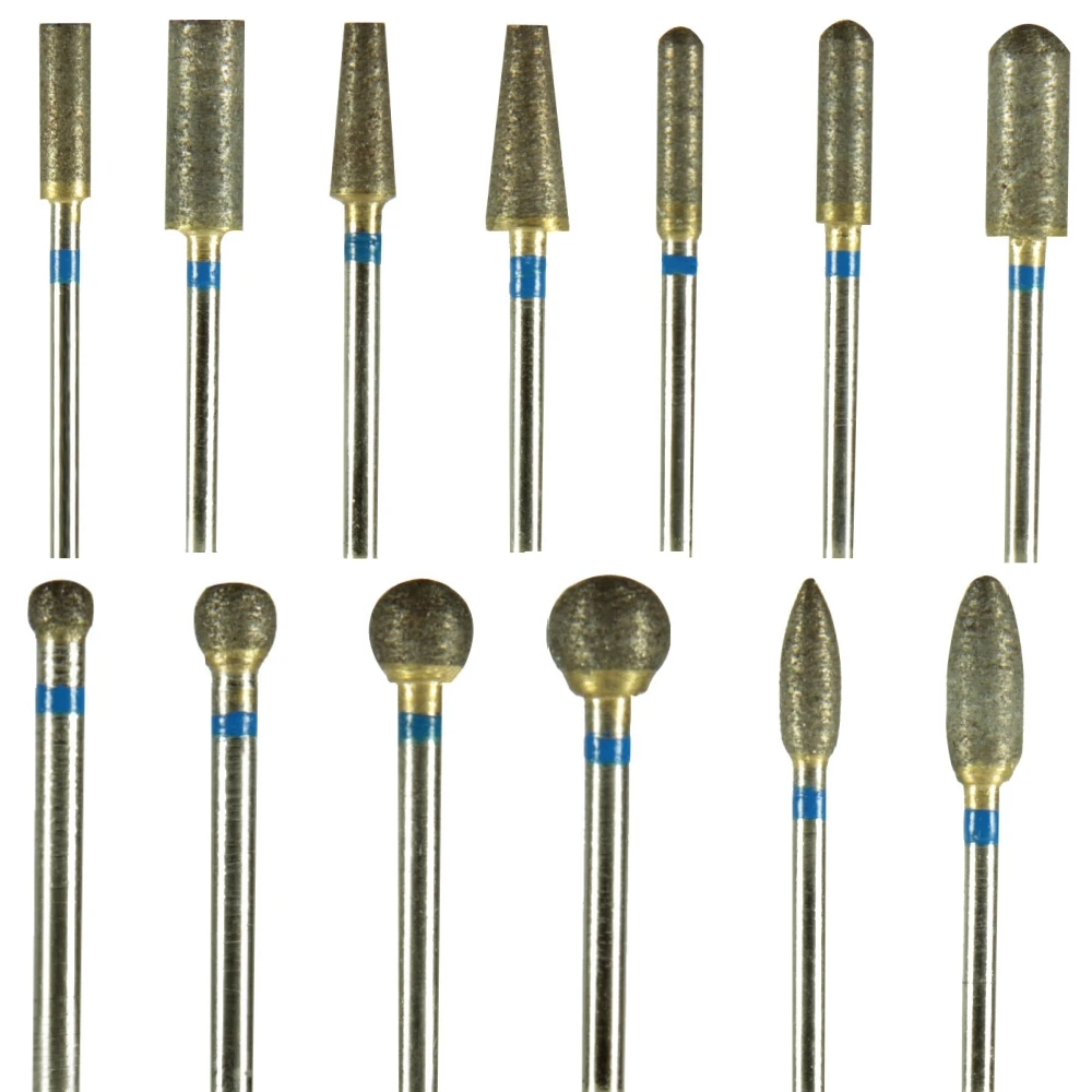 1 Piece Dental Fully sintered Diamond HP Drill Bur 2.35mm Coarse Standard Grind polish for Metal Dental Sintered Bur