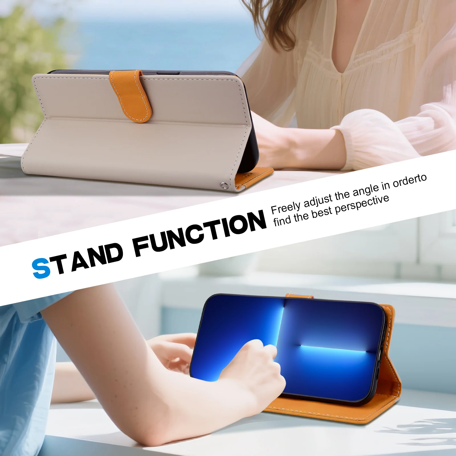 المغناطيسي أغطية جلدية المحفظة الحال بالنسبة آيفون 17 16e 16 15 14 13 12 11 X Xr Xs 8 7 6 Se2 Se3 2022/20 Mini Air Pro Max Plus