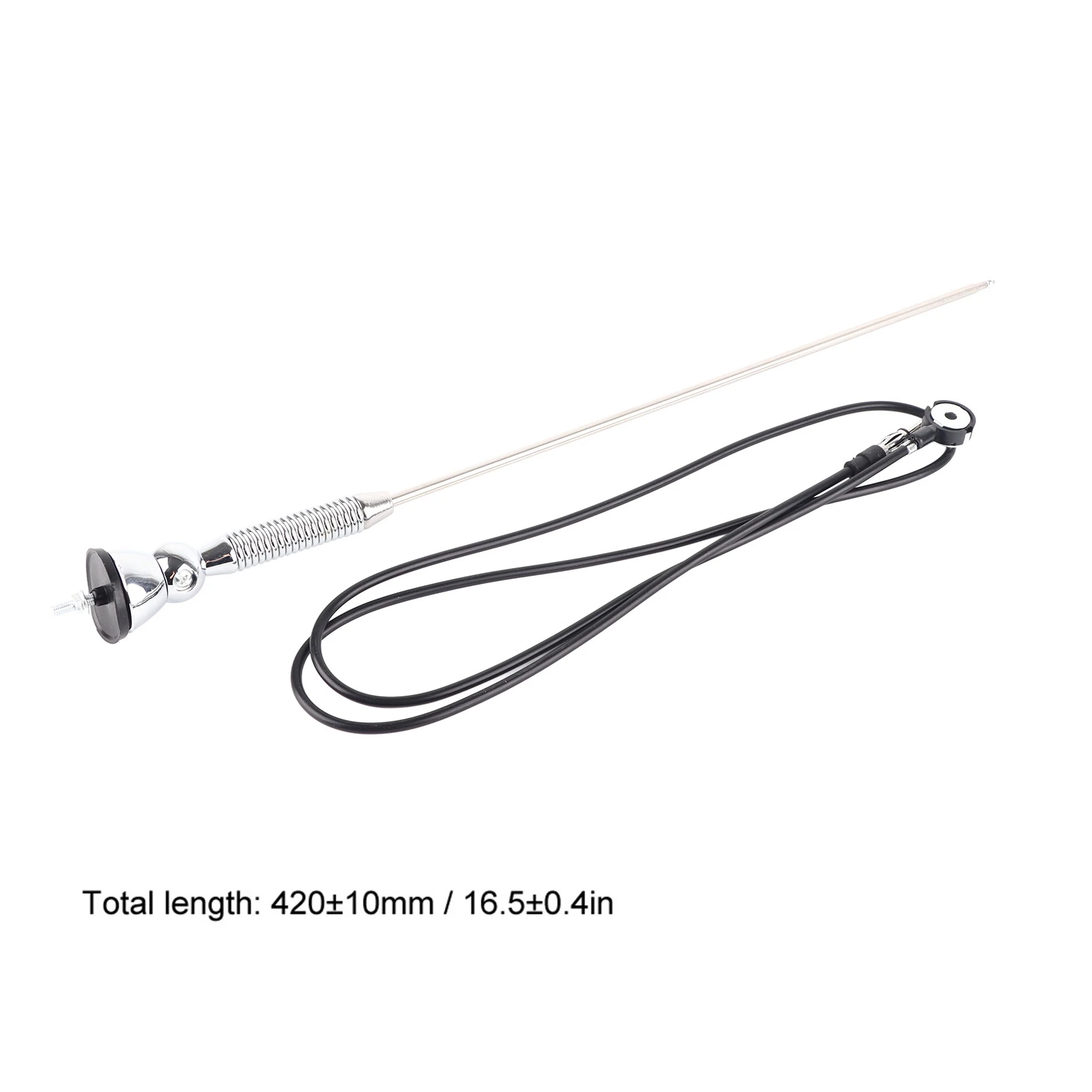 Universal Auto Dach montage Mast Antenne Kotflügel Radio AM/FM Signal Antenne verstärkte Antenne Feder Soft Rod 180 ° drehbar – Detail 5