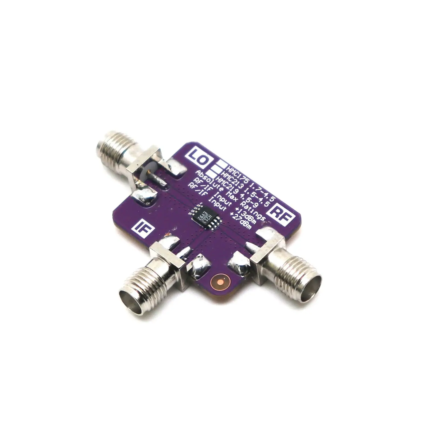 HMC175 HMC213 HMC219 RF Mixer 1.5-4.5GHz/4.5-9GHz Passive Double Balanced Up/Down Converter SMA Mixer Module HAM Radio Signal