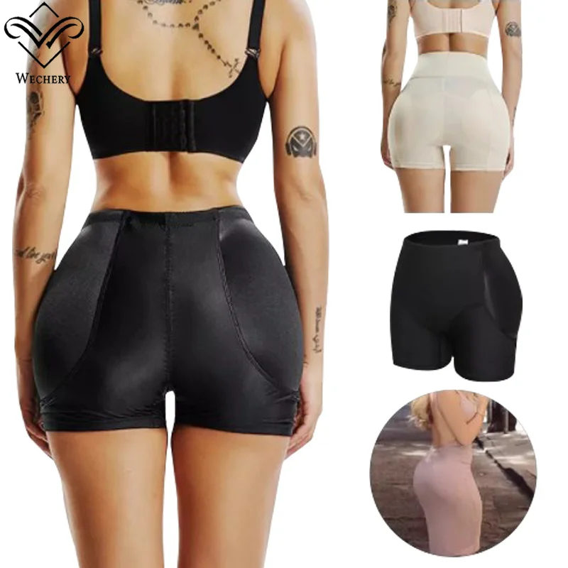 Seksowne fałszywe tyłki urządzenie do modelowania sylwetki kobiety bielizna Butt Lifter Plus rozmiar majtki z wyściełanymi pośladkami Enhancer Hip Pads bielizna modelująca