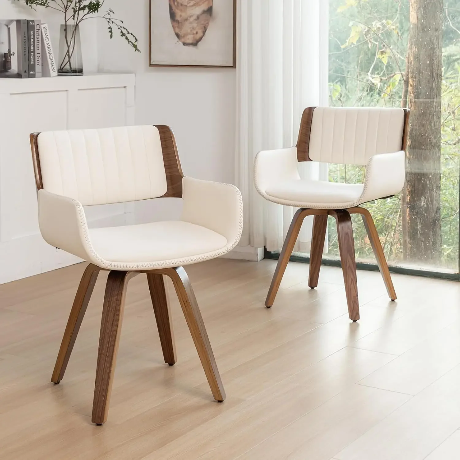 Minimalist Spacious Smooth Dining Chair Distinctive Elegant Wooden Comfortable Dining Chair Cadeira Jantar Modern Furniture