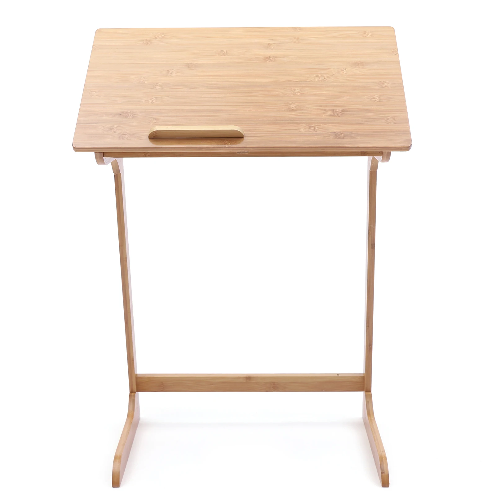 Bureau de chevet en bambou pour ordinateur portable paresseux réglable, table pour ordinateur portable mobile, accessoires pour la maison, chambre à coucher