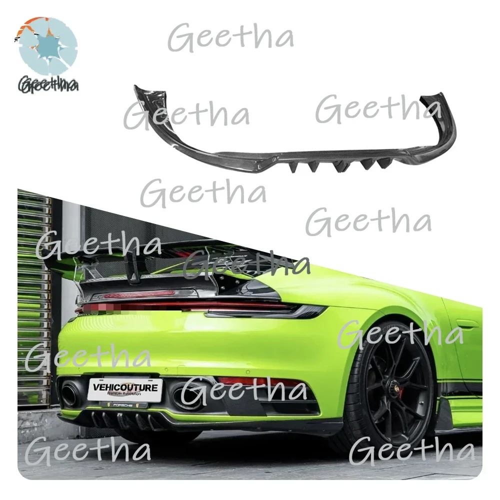 

for OEM Style 911 Rear Bumper Dry Carbon Fiber Auto Body Systems Dry Carbon Fiber Rear Body Kit Bumper Diffuser for Porsche 911