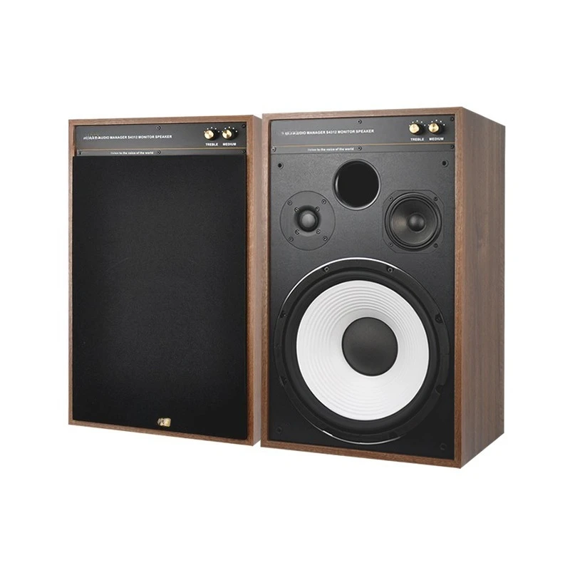 

12 inch 3-way large bookshelf HIFI speaker, benchmarking S4312 is really professional, speaker