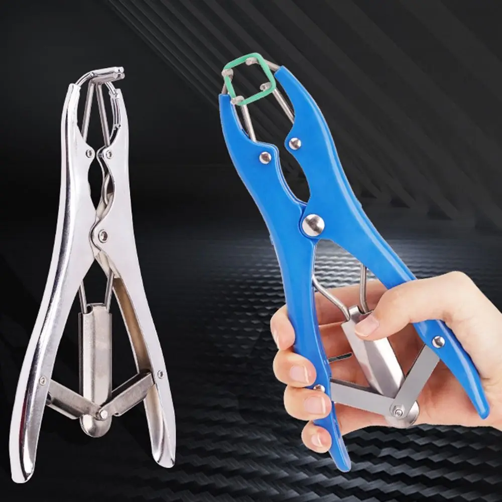 

Bloodless Sheep Expansion Pliers Mouth Expander Stainless Steel Piglet Castration Forceps Practical Durable Tail Castrate Rings
